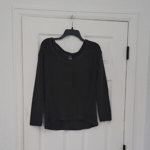 Quinn Charcoal Knit Sweater